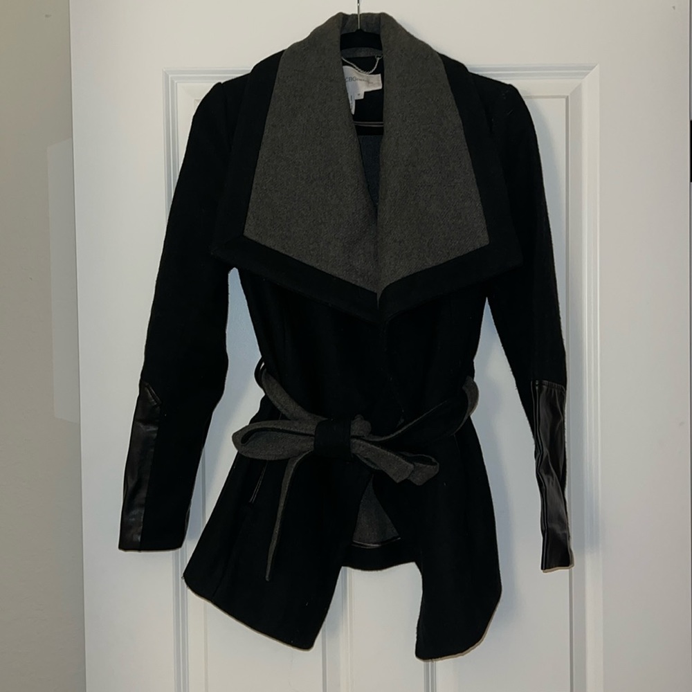 BCBG Women’s Wrap Jacket (Wool Blend)